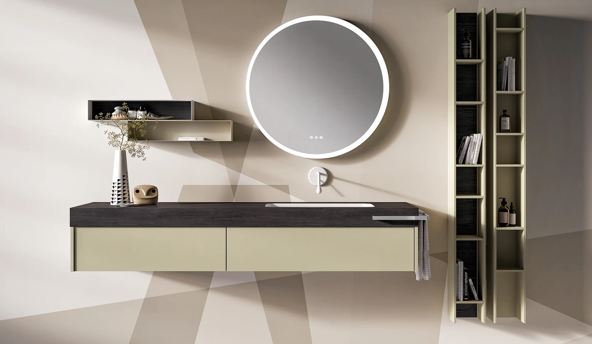 bathroom washbasin vanity customized size kami